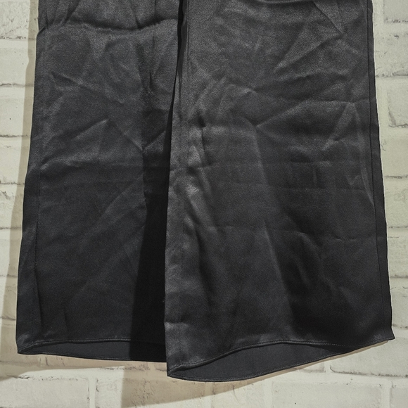 NEW J. Crew Astrid Wide-Leg Pant in Luster Crepe Black size 6 - Picture 7 of 12